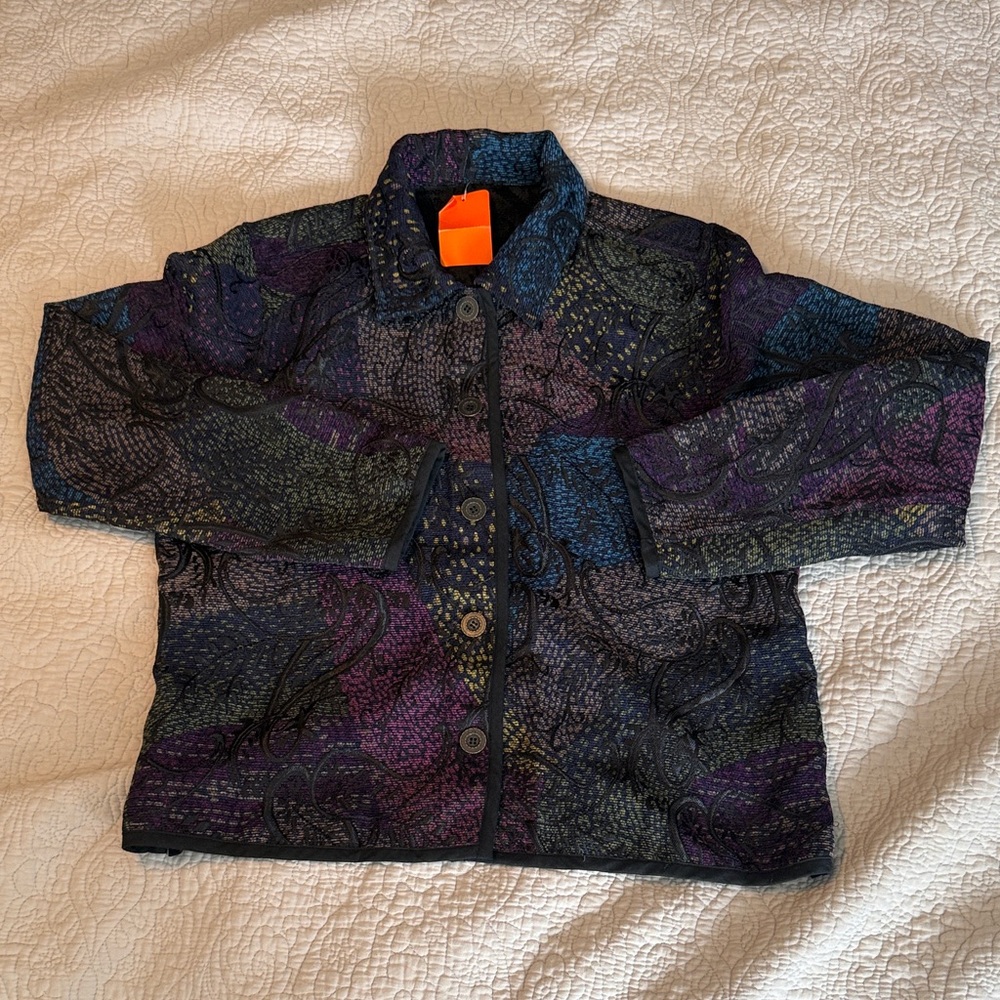 Colorful Patterned Jacket - image 1
